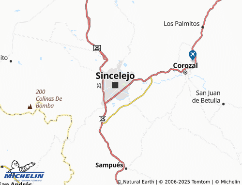 MICHELIN La Campiña map - ViaMichelin