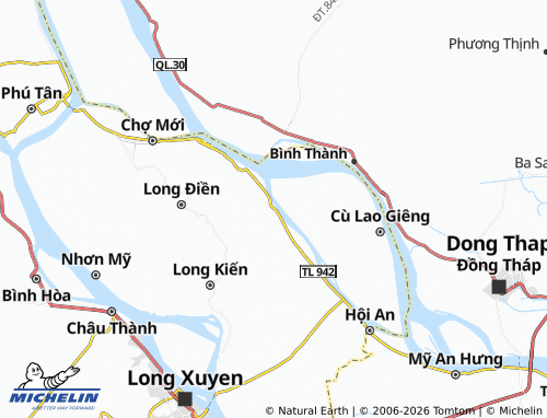 Mapa MICHELIN Mỹ Luông - ViaMichelin