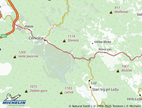 MICHELIN Grahovo map - ViaMichelin
