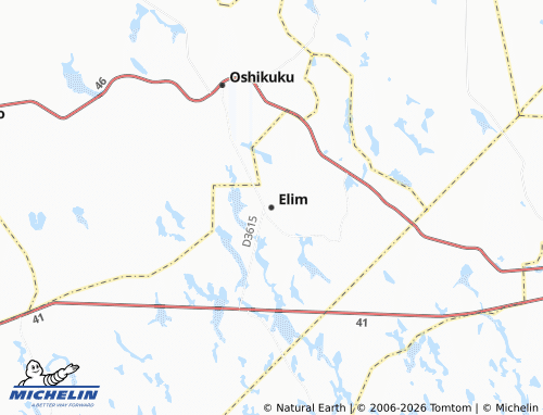 MICHELIN Elim map - ViaMichelin