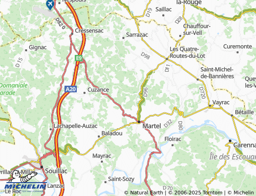 Carte MICHELIN Murel - ViaMichelin