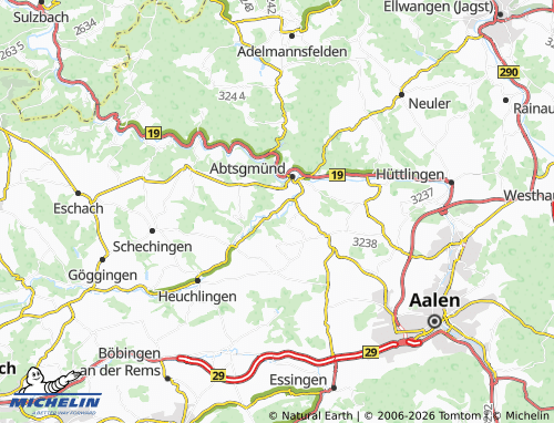 MICHELIN Leinroden map - ViaMichelin