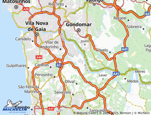 MICHELIN Aldeia Nova map - ViaMichelin