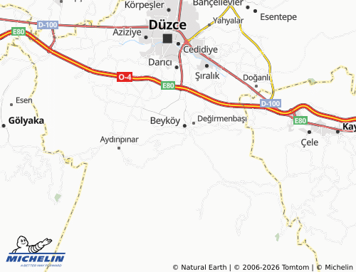 MICHELIN Kaledibi map - ViaMichelin