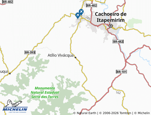 Mapa MICHELIN Atílio Vivácqua - ViaMichelin