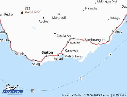 MICHELIN Canaway map - ViaMichelin