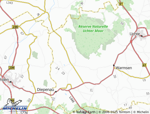 MICHELIN Osterloh map - ViaMichelin