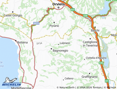 MICHELIN Lubriano map - ViaMichelin