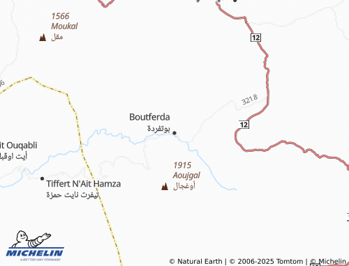 MICHELIN-Landkarte Boutafardah - ViaMichelin