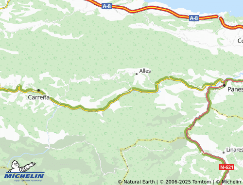 MICHELIN Caraves map - ViaMichelin