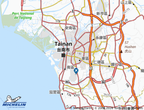 Mapa MICHELIN zhong xi qu - ViaMichelin