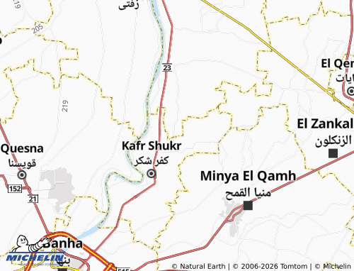 Mapa MICHELIN Kafr Rushdi - ViaMichelin