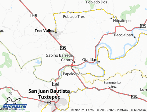 Mapa MICHELIN Ciudad Alemán Centro - ViaMichelin