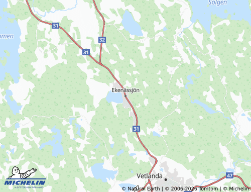 Carte MICHELIN Ekenässjön - ViaMichelin