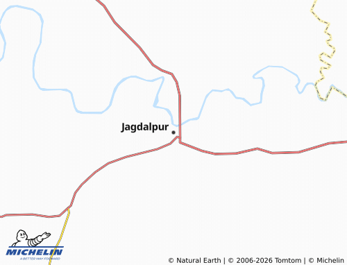 MICHELIN-Landkarte Jagdalpur - ViaMichelin