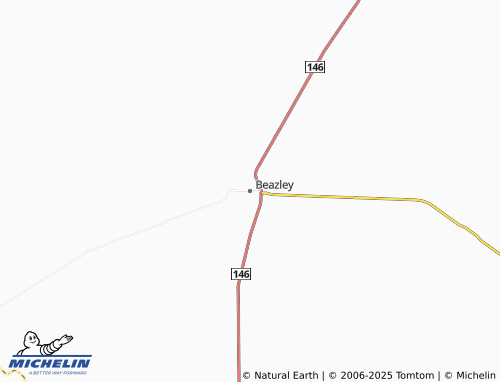 MICHELIN Beazley map - ViaMichelin