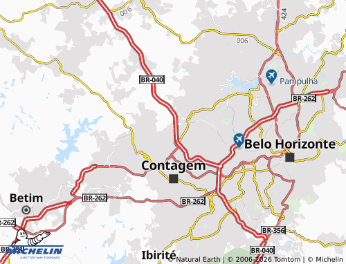 Mapa MICHELIN Campina Verde - ViaMichelin