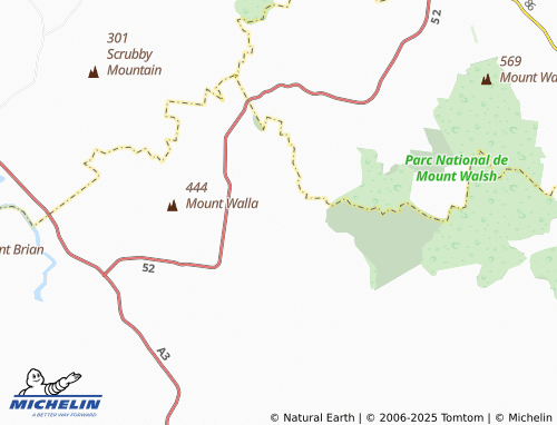 MICHELIN Dundarrah map - ViaMichelin