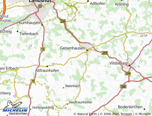 Mapa MICHELIN Haselbach - ViaMichelin