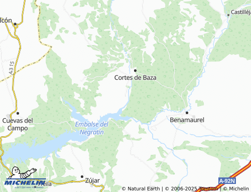 MICHELIN Las Cucharetas map - ViaMichelin