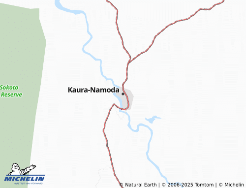 MICHELIN Kaura-Namoda map - ViaMichelin