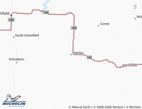 Mapa MICHELIN Everton - ViaMichelin
