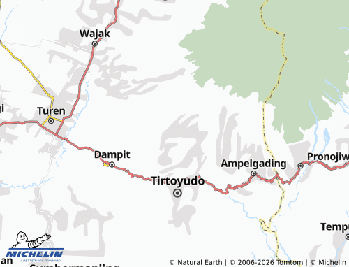 Mapa MICHELIN Wonoagung - ViaMichelin