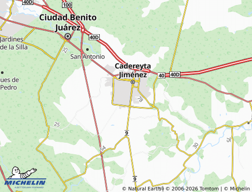 Mapa MICHELIN Adolfo López Mateos Segundo Sector - ViaMichelin