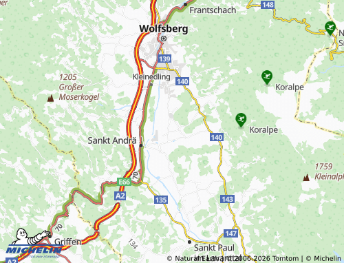 MICHELIN Magersdorf map - ViaMichelin