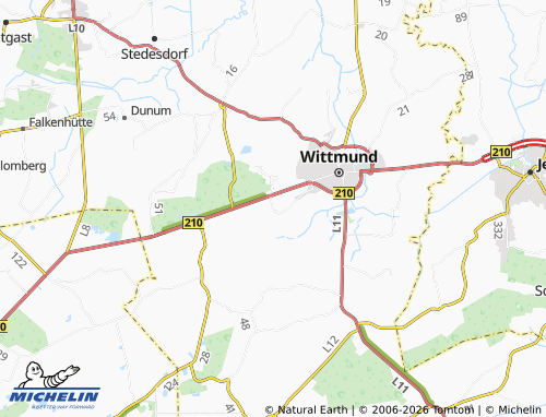 MICHELIN Willen map - ViaMichelin