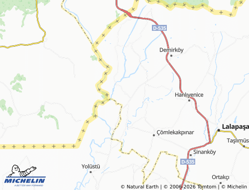 Mappa MICHELIN Saksağan - ViaMichelin