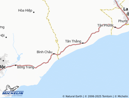 MICHELIN Thắng Hải map - ViaMichelin