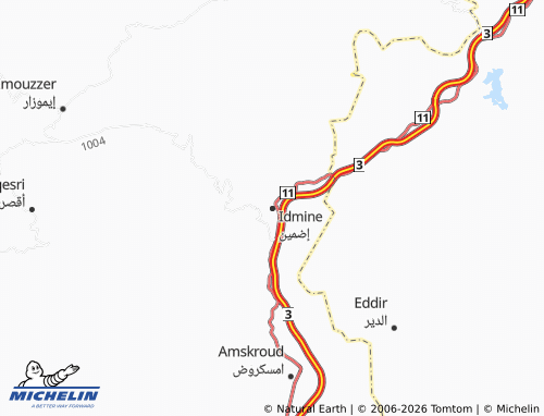 MICHELIN Idmeen map - ViaMichelin