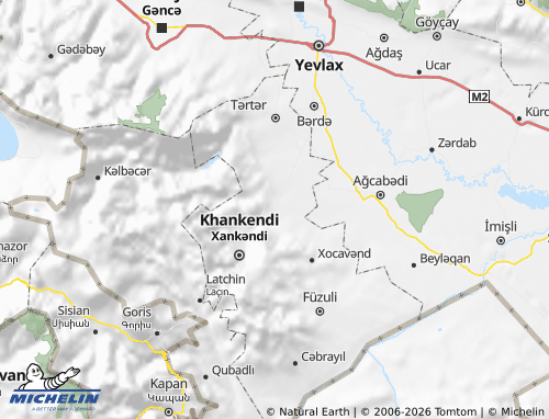 Carte MICHELIN Ağdam - ViaMichelin