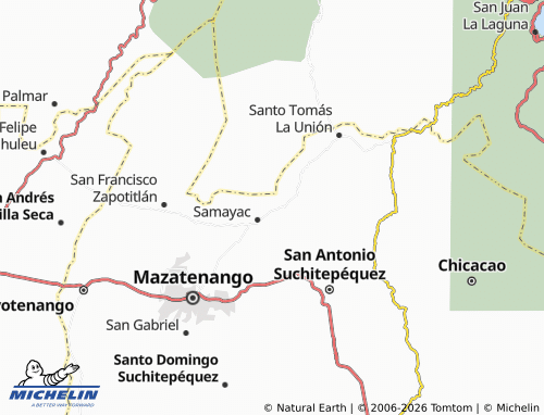 Mappa MICHELIN San Pablo Jocopilas - ViaMichelin