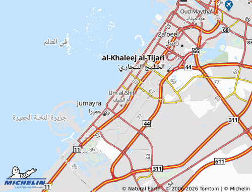 MICHELIN Al Manara map - ViaMichelin