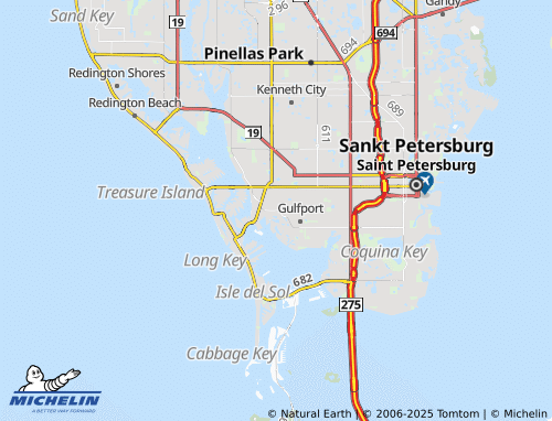 MICHELIN Bear Creek map - ViaMichelin