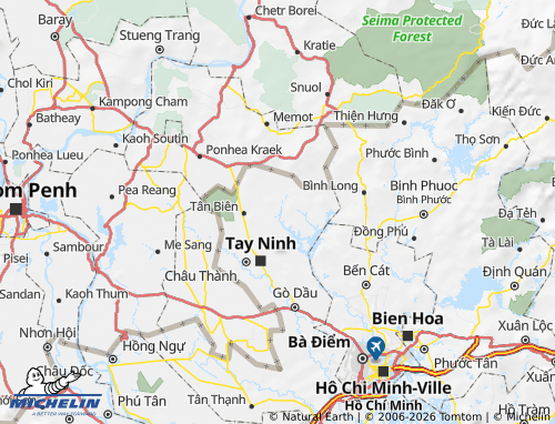 Mappa MICHELIN Tân Châu - ViaMichelin