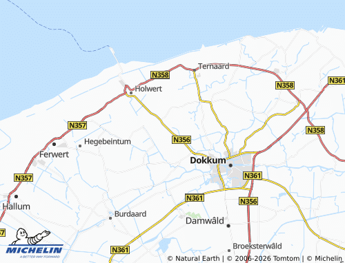 MICHELIN-Landkarte Foudgum - ViaMichelin