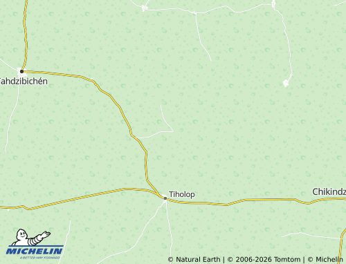 MICHELIN Huechen Balam map - ViaMichelin