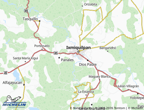 Mappa MICHELIN Cuatro Milpas - ViaMichelin