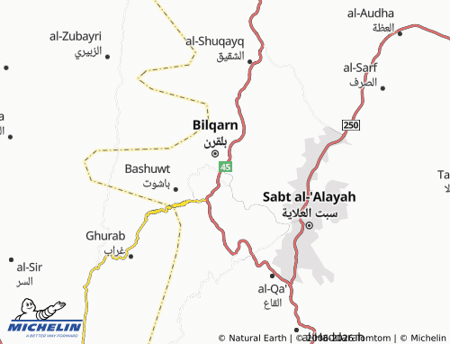 MICHELIN-Landkarte al-Zahra - ViaMichelin