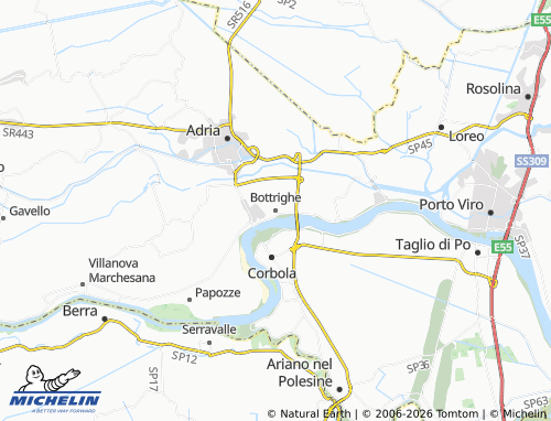 Mapa MICHELIN Bottrighe - ViaMichelin