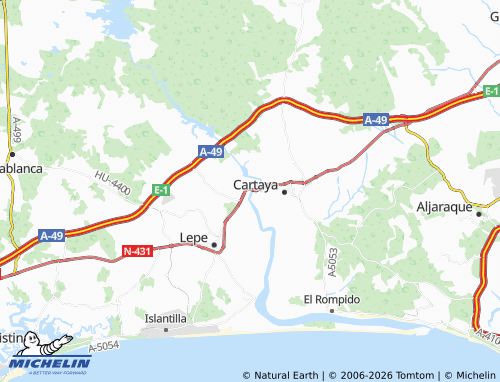 MICHELIN La Barca map - ViaMichelin