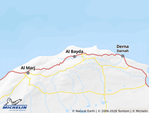 Kaart MICHELIN Al Jabal al Akhdar - ViaMichelin
