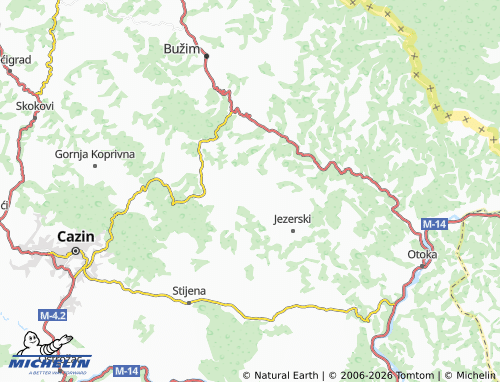 Mappa MICHELIN Mahmić Selo - ViaMichelin