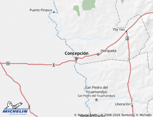 Kaart MICHELIN Concepción - ViaMichelin
