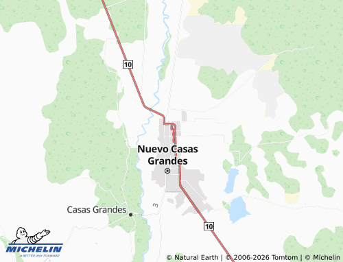 MICHELIN Dublán map - ViaMichelin