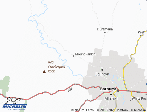 MICHELIN Mount Rankin map - ViaMichelin