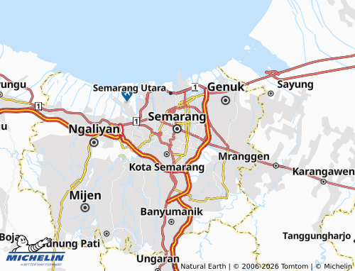 MICHELIN Pleburan map - ViaMichelin